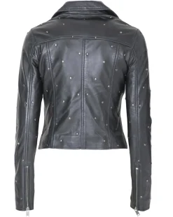 Femme Blue Wellford Vestes, Blousons^Veste en Cuir Chana noire