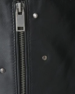 Femme Blue Wellford Vestes, Blousons^Veste en Cuir Chana noire