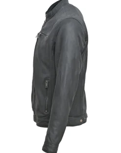 Homme Chyston Vestes, Blousons^Veste en Cuir Chance vintage black
