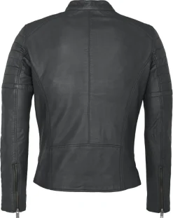 Veste en Cuir Charles noire-Chyston Best