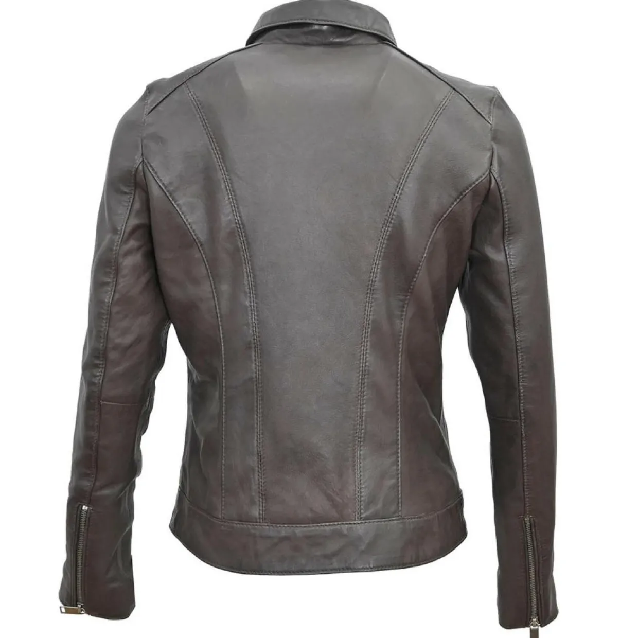 Femme Blue Wellford Vestes, Blousons^Veste en Cuir Chloris marron
