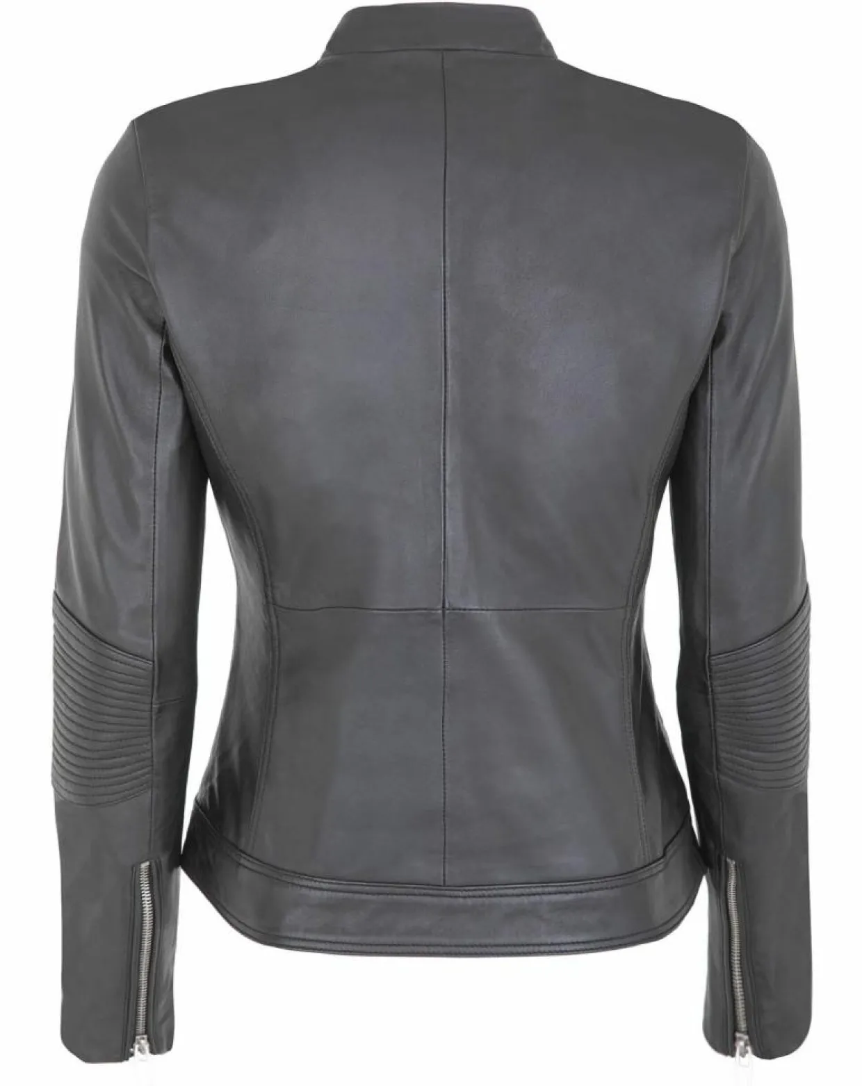 Femme Chyston Vestes, Blousons^Veste en Cuir d'Agneau Clara noire