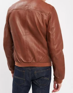 Femme Blue Wellford Vestes, Blousons^Veste en Cuir Douro cognac