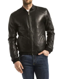 Homme Blue Wellford Vestes, Blousons^Veste en Cuir Douro noire