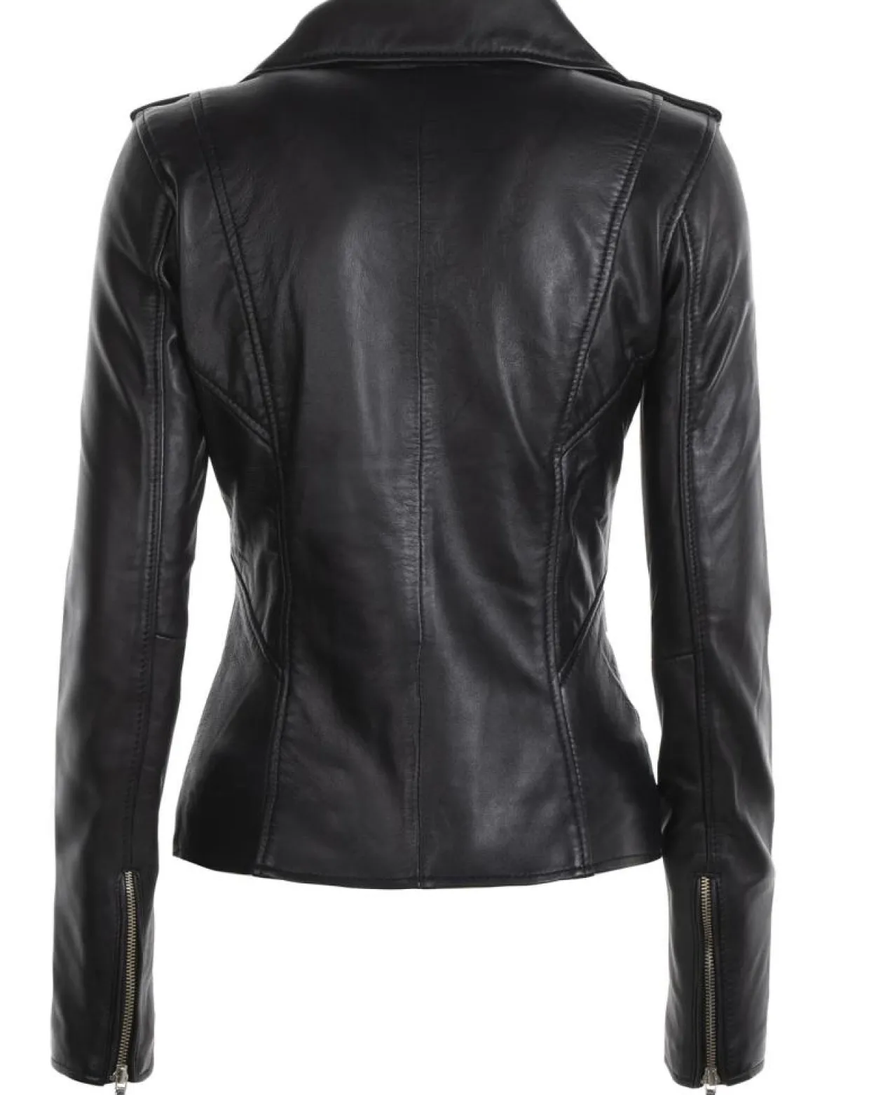 Femme Chyston Vestes, Blousons^Veste en Cuir Hortence noire