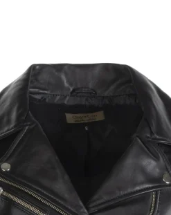 Femme Chyston Vestes, Blousons^Veste en Cuir Hortence noire