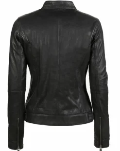 Veste en Cuir Nyra noire-Chyston Clearance