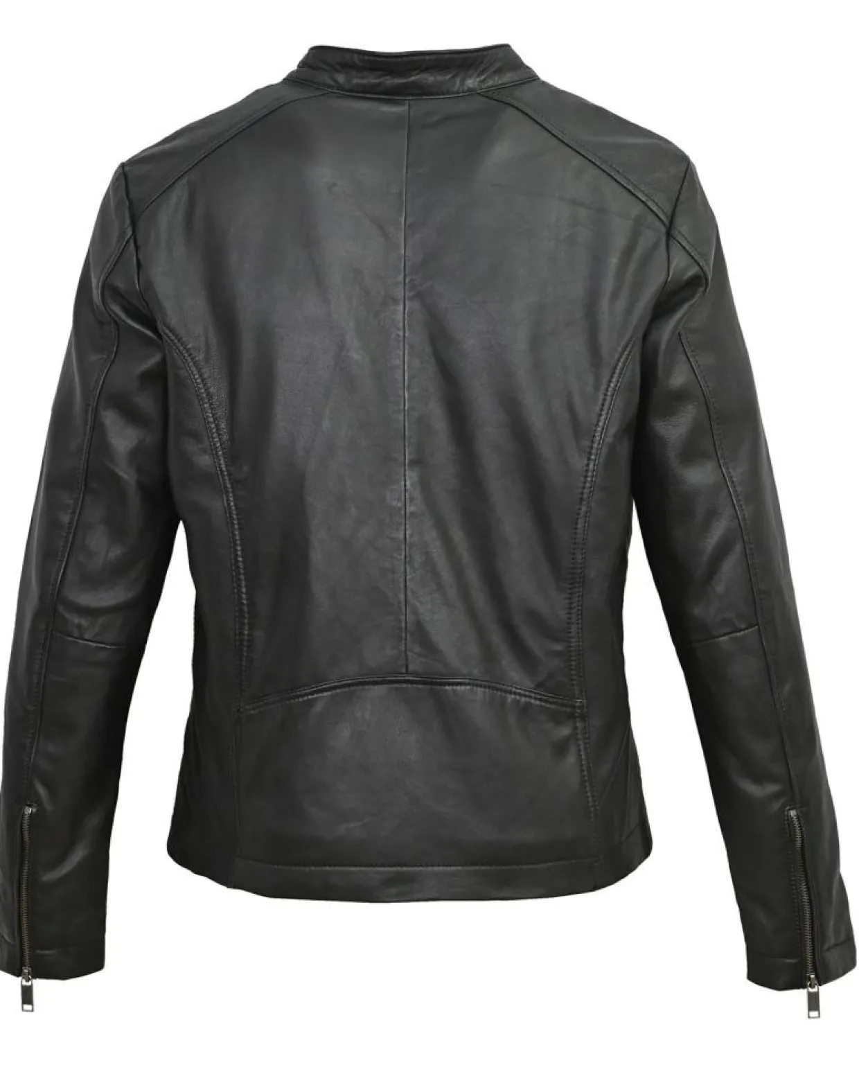 Homme Chyston Vestes, Blousons^Veste en Cuir Ornelle noire