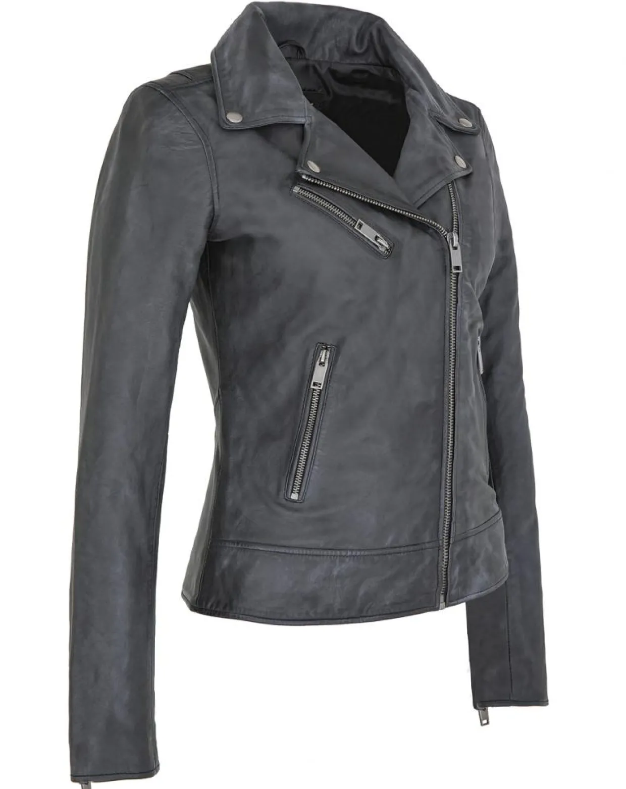 Veste en Cuir Polly vintage noir vintage-Chyston