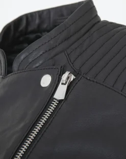 Femme Chyston Vestes, Blousons^Veste en Cuir Rosalie noire