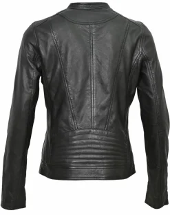Femme Chyston Vestes, Blousons^Veste en Cuir Tia noire