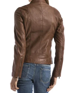 Veste en Cuir Varenne cognac-Blue Wellford Best