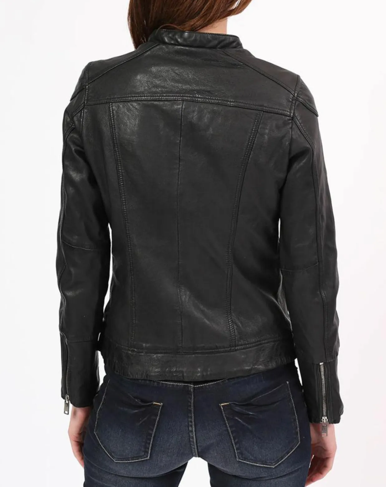 Femme Chyston Vestes, Blousons^Veste en Cuir Zayra noire