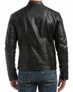 Homme Chyston Vestes, Blousons^Veste en Cuir Zuzarte noire