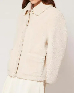 Femme Zapa Vestes, Blousons^Veste en Fausse Fourrure Balian écrue