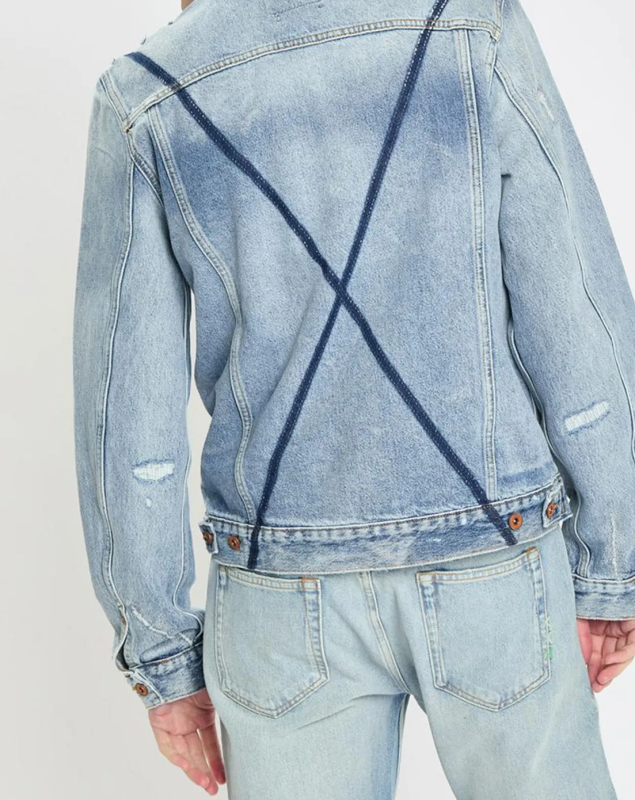 Homme Scotch & Soda Vestes, Blousons^Veste en jean bleue