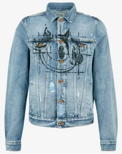Homme Scotch & Soda Vestes, Blousons^Veste en jean bleue