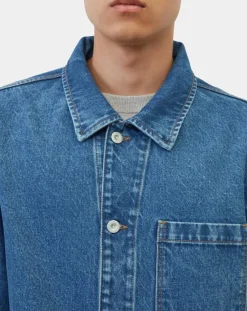 Homme Marc O'Polo Vestes, Blousons^Veste en jean bleue