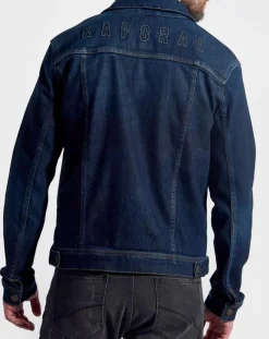 Veste en jean Krosse bleu foncé-Kaporal 5 Discount