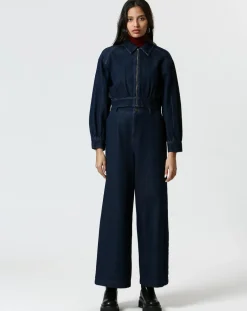 Veste en jean Salomé bleue-The Korner Outlet