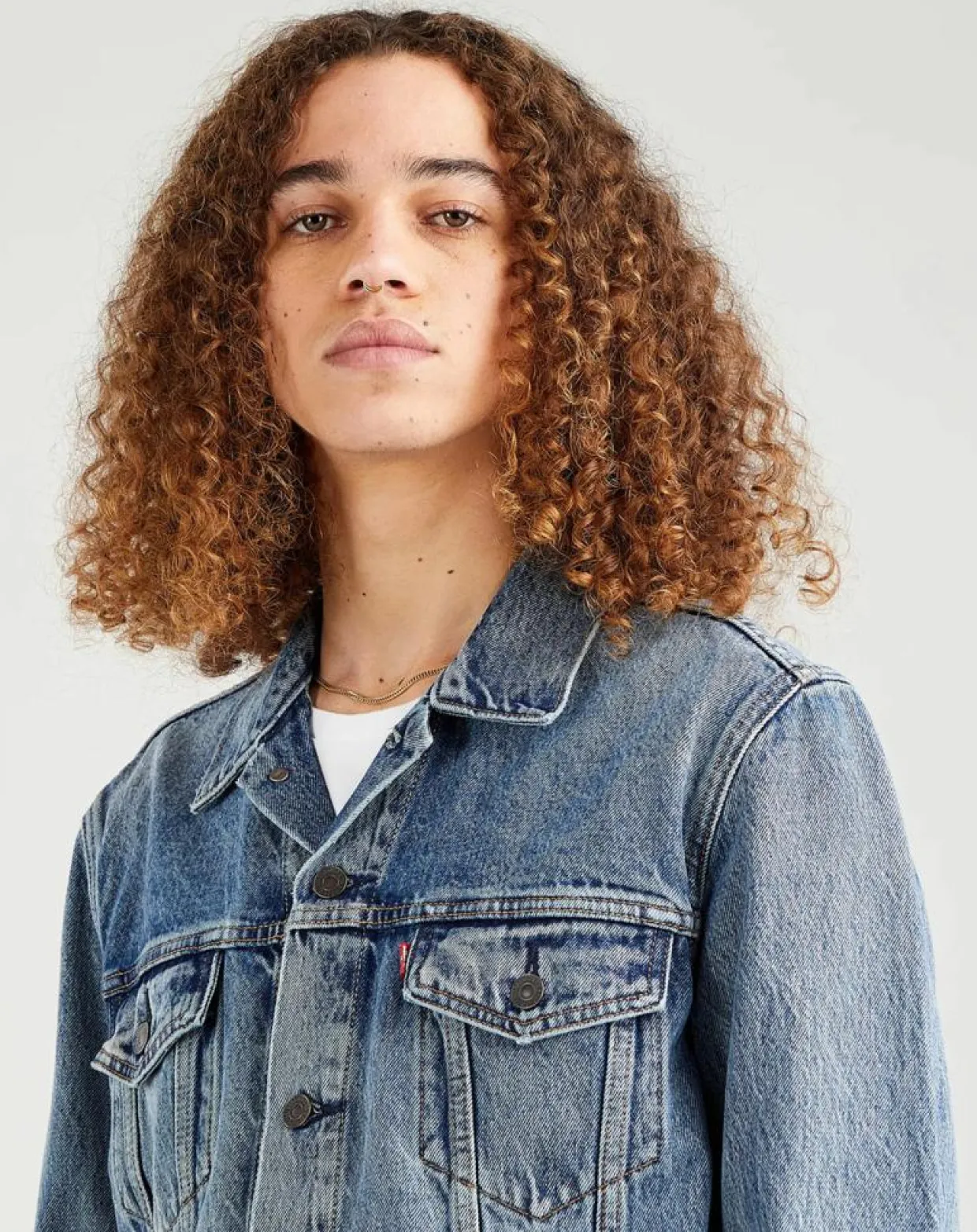 Veste en jean The Trucker original bleu moyen-Levi's® Sale