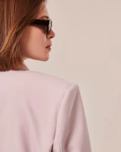 Femme Tara Jarmon Vestes, Blousons^Veste en Laine froide mélangée parme