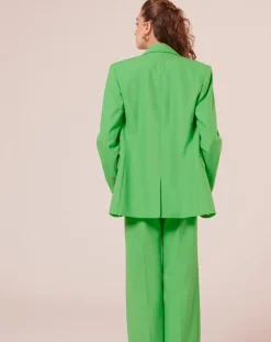 Veste en Laine froide mélangée verte-Tara Jarmon Best