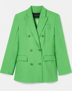 Veste en Laine froide mélangée verte-Tara Jarmon Best