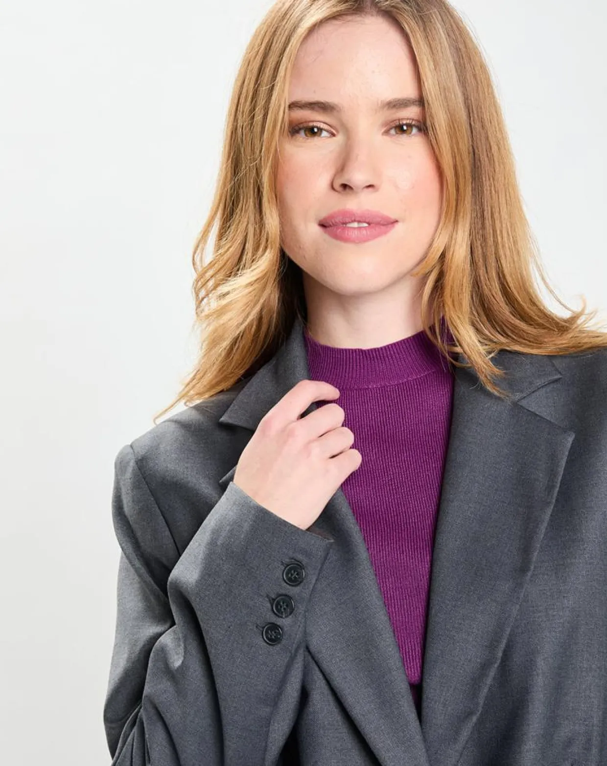 Veste en Laine mélangée Flannelle Sven 3 gris foncé-Galeries Lafayette Hot