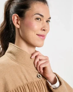 Femme Le Chat Lingerie, Nuit^Veste en Laine mélangée Foehn beige