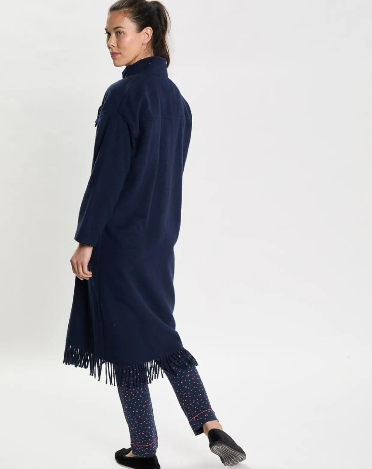 Veste en Laine mélangée Foehn bleu marine-Le Chat New