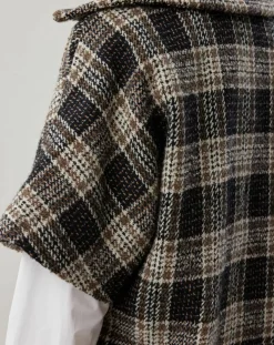 Femme Lauren Vidal Vestes, Blousons^Veste en Laine mélangée manches courtes Biba noire
