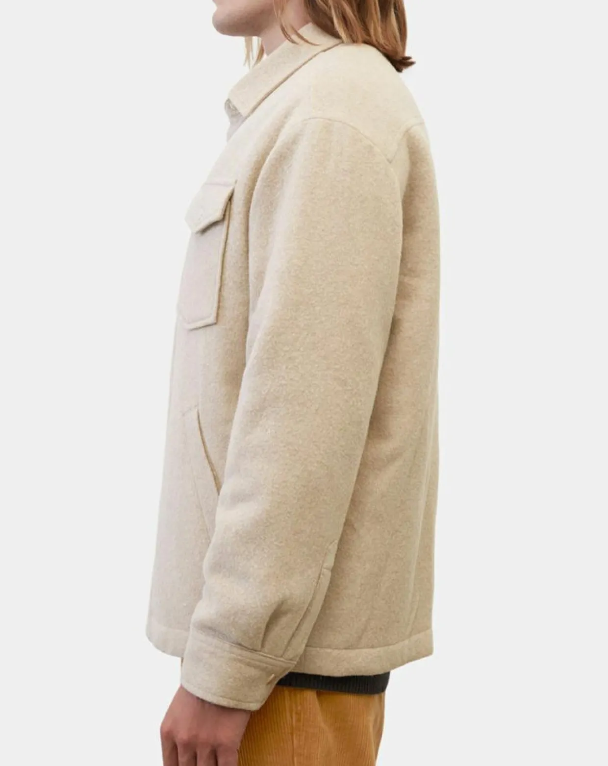 Veste en Laine mélangée Thermor beige-Marc O'Polo Clearance