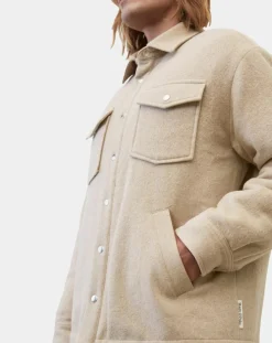 Veste en Laine mélangée Thermor beige-Marc O'Polo Clearance