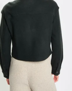 Femme Marc O'Polo Vestes, Blousons^Veste en Laine mélangée vert foncé