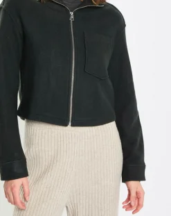 Femme Marc O'Polo Vestes, Blousons^Veste en Laine mélangée vert foncé