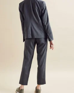 Veste en Laine mélangée Vezuve gris-Chloé Stora Hot