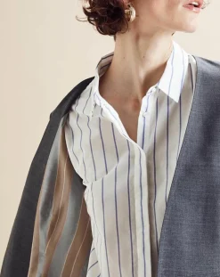 Veste en Laine mélangée Vezuve gris-Chloé Stora Hot