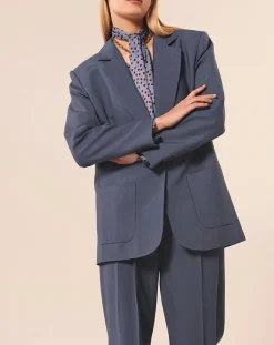 Femme Tara Jarmon Vestes, Blousons^Veste en Laine mélangée Viggo bleue