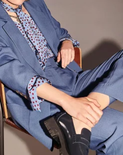 Femme Tara Jarmon Vestes, Blousons^Veste en Laine mélangée Viggo bleue