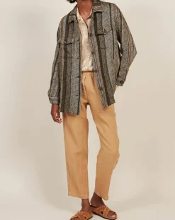 Femme Hartford Vestes, Blousons^Veste en Lin & Coton Voltige beige/noir