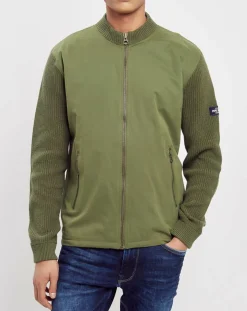 Veste en maille Liseret kaki-Pepe Jeans Online