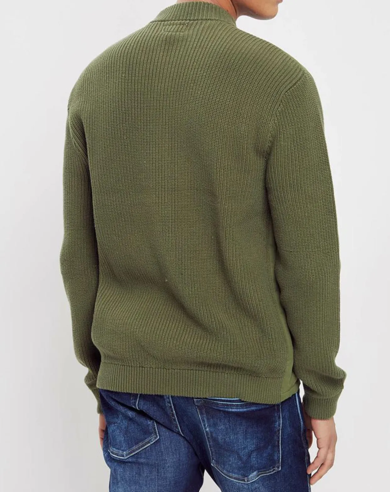 Veste en maille Liseret kaki-Pepe Jeans Online