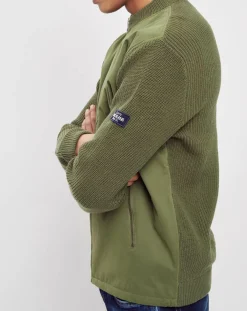 Veste en maille Liseret kaki-Pepe Jeans Online
