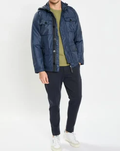 Homme Marc O'Polo Vestes, Blousons^Veste en micro ripstop bleue