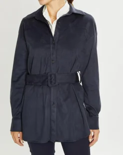 Femme Lauren Vidal Vestes, Blousons^Veste en Suédine Lou indigo