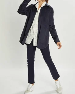 Femme Lauren Vidal Vestes, Blousons^Veste en Suédine Lou indigo