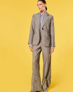 Veste en tissu flammé grise-Tara Jarmon Clearance