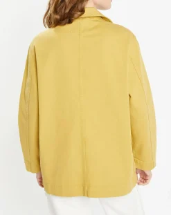 Veste en Twill Loom kaki clair-Galeries Lafayette Best