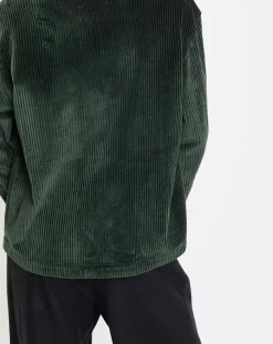 Veste en Velours côtelé 100% Coton Bio vert foncé-Marc O'Polo Discount